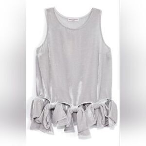 NWT $400 Opening Ceremony velvet bow top